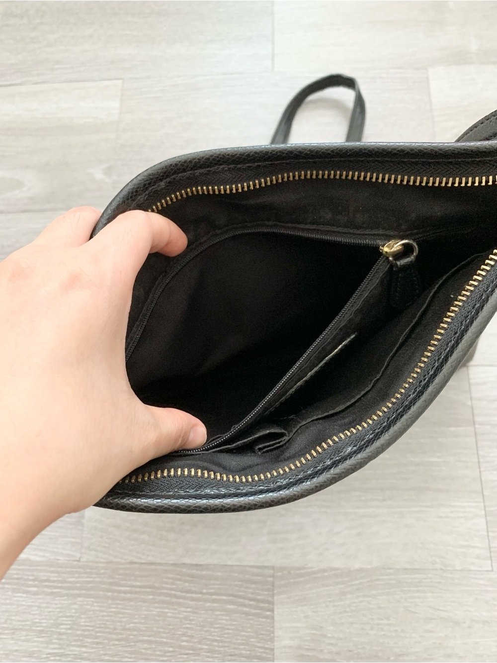Coach Brown White Monogram Signature File Crossbody Bag - Picture 5 of 10